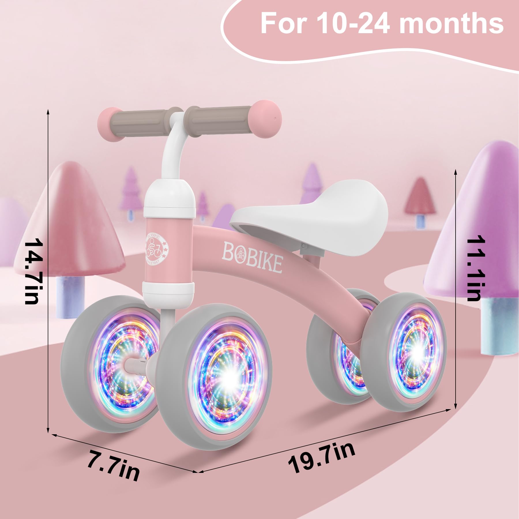 Foto 8 pulgar | Bicicleta Baby Balance Bobike Para 12 A 36 Meses Con 4 Ruedas - Venta Internacional.