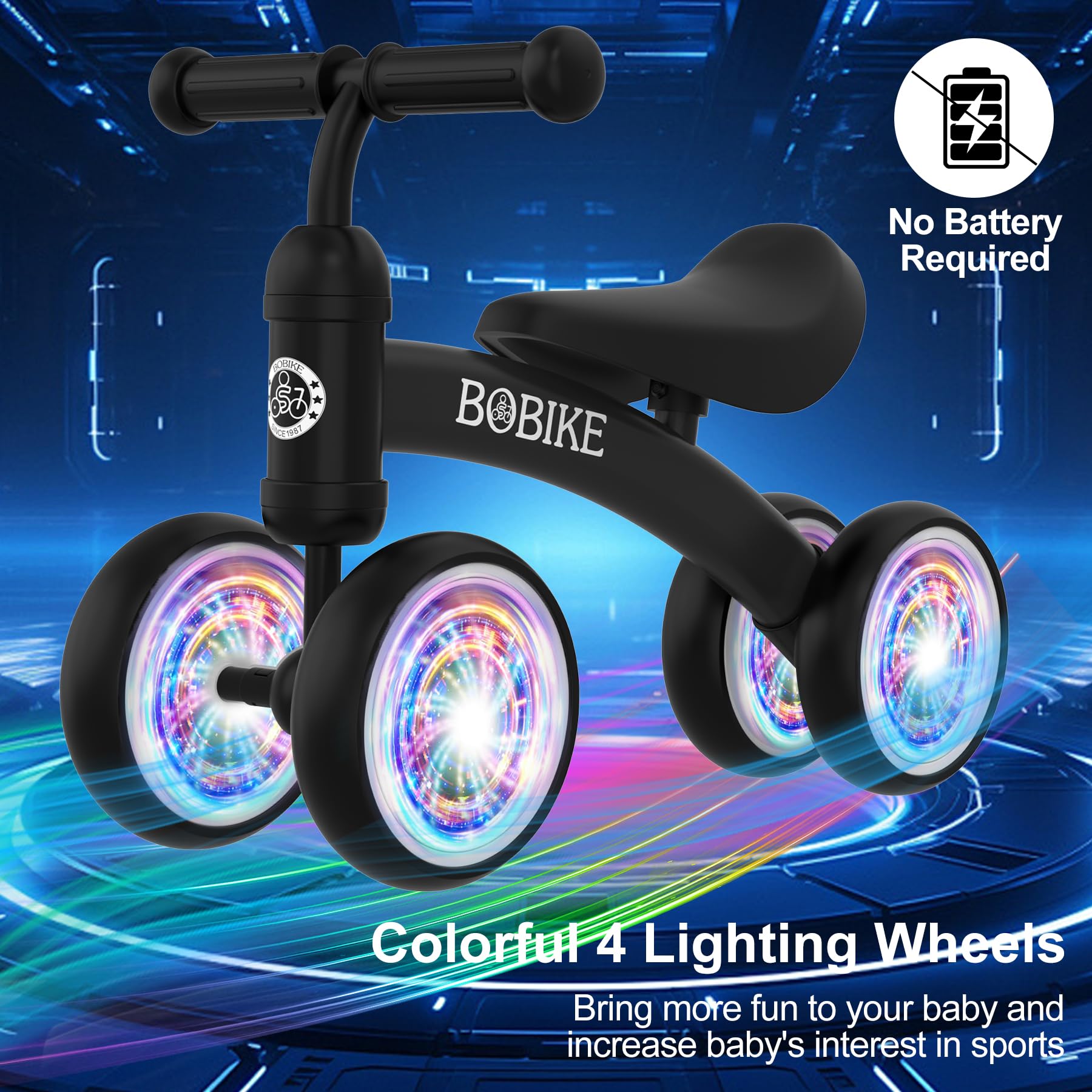 Foto 3 | Bicicleta Balance Bobike Para Niños De 12 A 36 Meses Con 4 Ruedas - Venta Internacional.