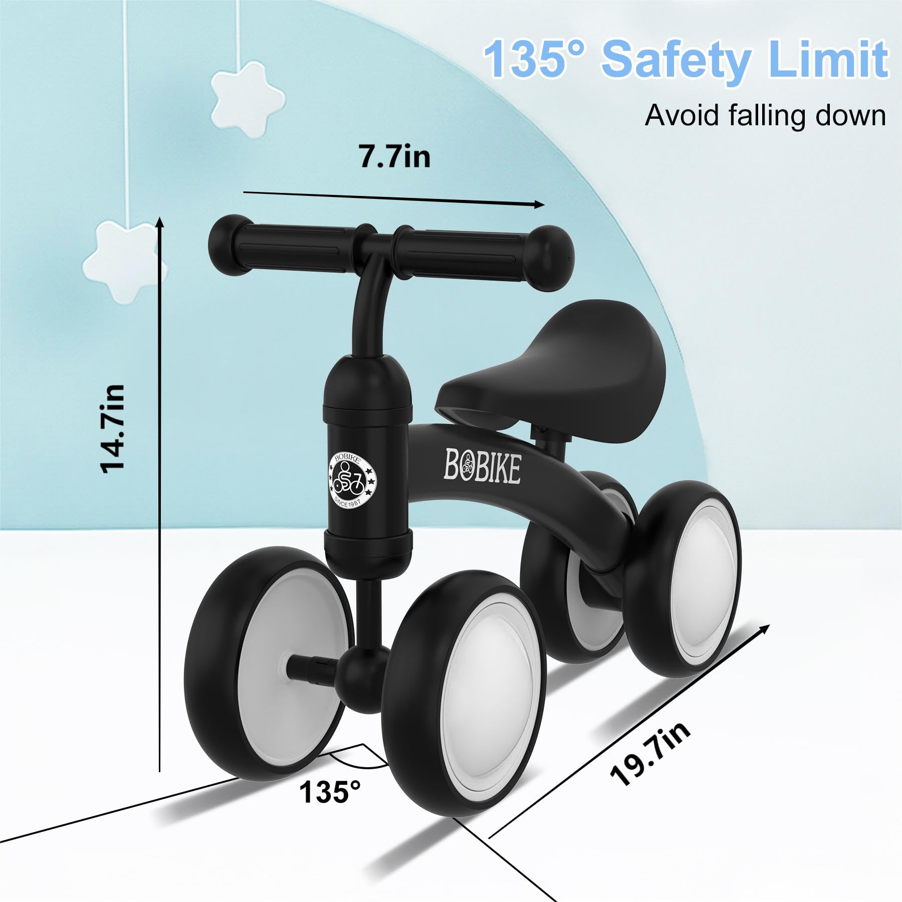 Foto 5 pulgar | Bicicleta Balance Bobike Para Niños De 12 A 36 Meses Con 4 Ruedas - Venta Internacional.