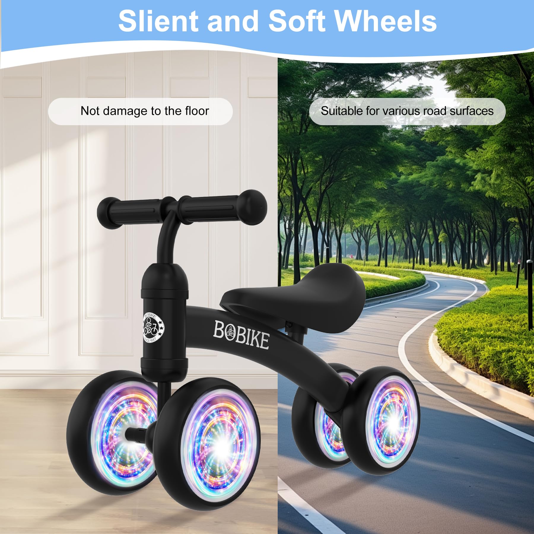 Foto 6 pulgar | Bicicleta Balance Bobike Para Niños De 12 A 36 Meses Con 4 Ruedas - Venta Internacional.