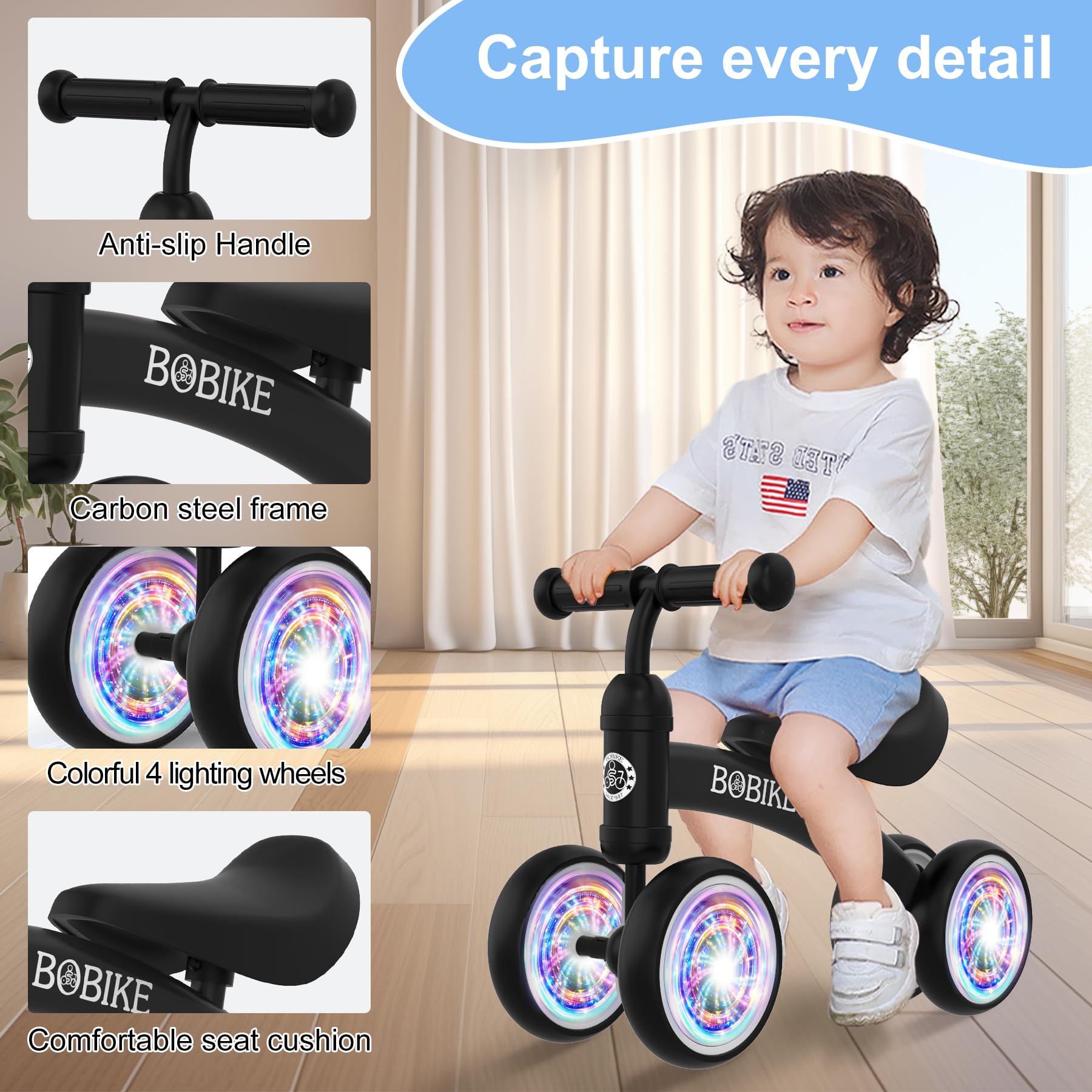 Foto 6 | Bicicleta Balance Bobike Para Niños De 12 A 36 Meses Con 4 Ruedas - Venta Internacional.