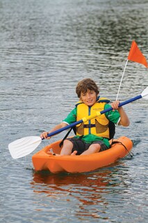Foto 2 | Kayak Paddle Pelican Para Niños Azul Y Blanco 152 Cm - Venta Internacional.