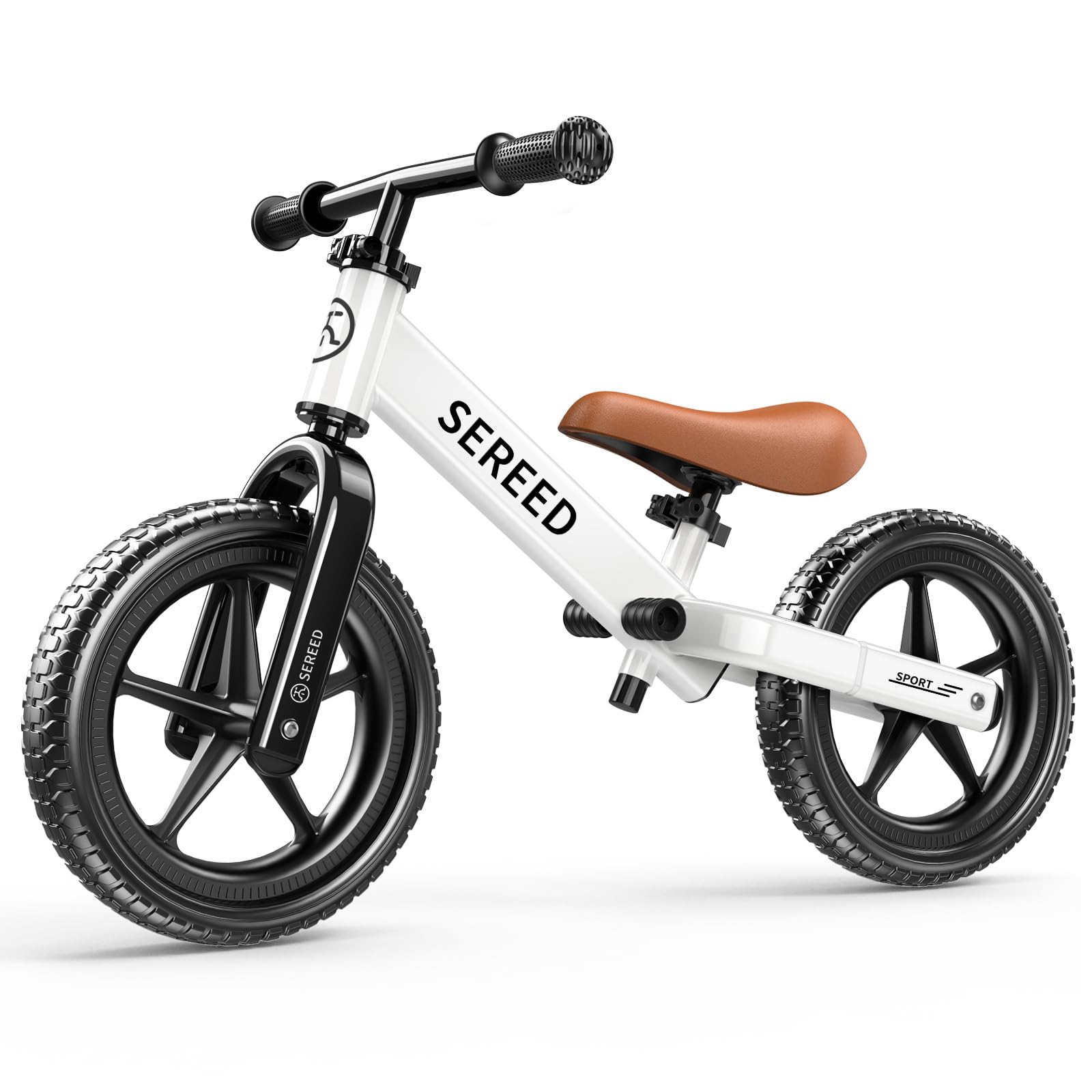 Foto 2 pulgar | Bicicleta Balance Bike Sereed Para Niños De 2 A 5 Años  Sin Herramientas  Ajustable  Blanca - Venta Internacional.