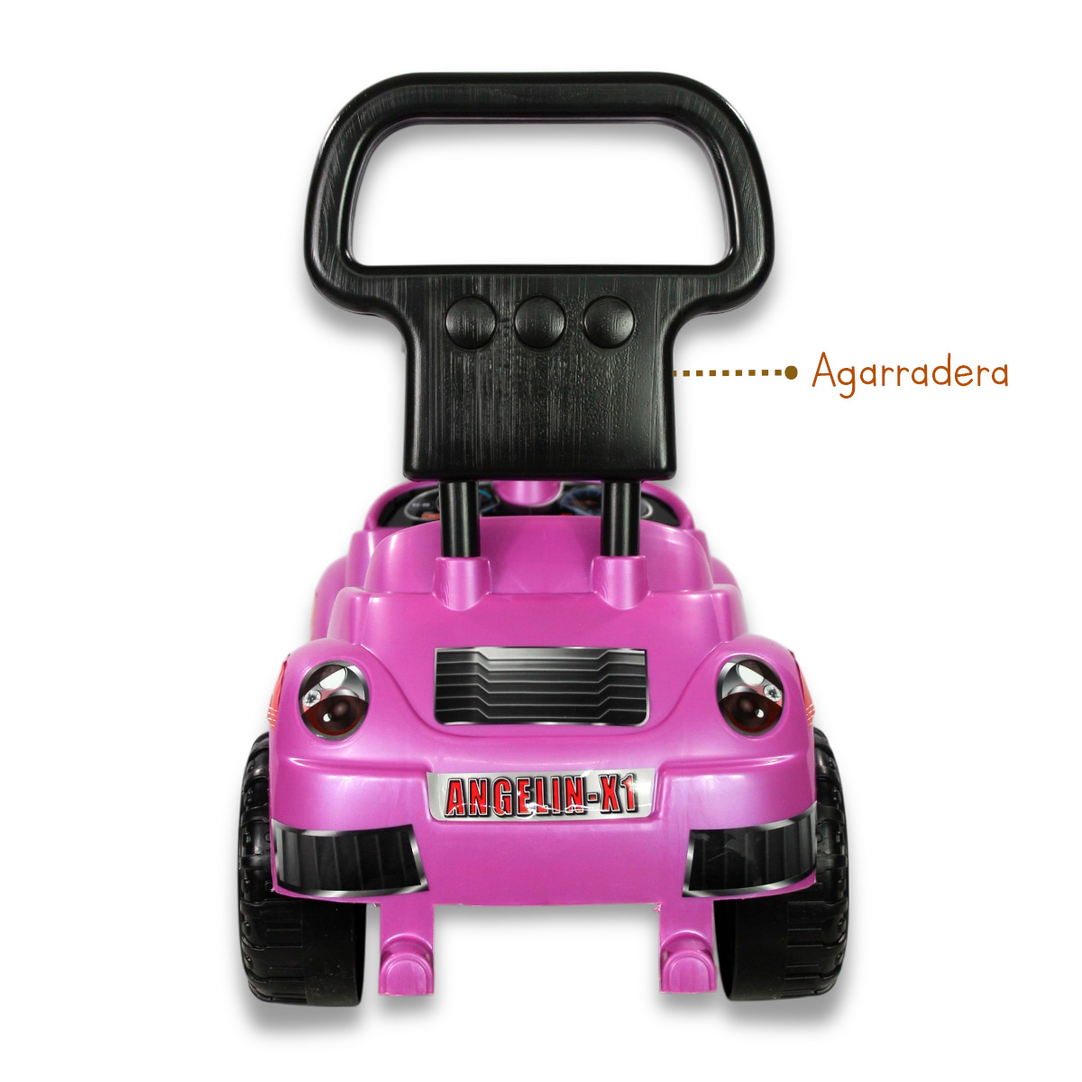 Foto 4 pulgar | Cochecito Montable Rosa Is-777d