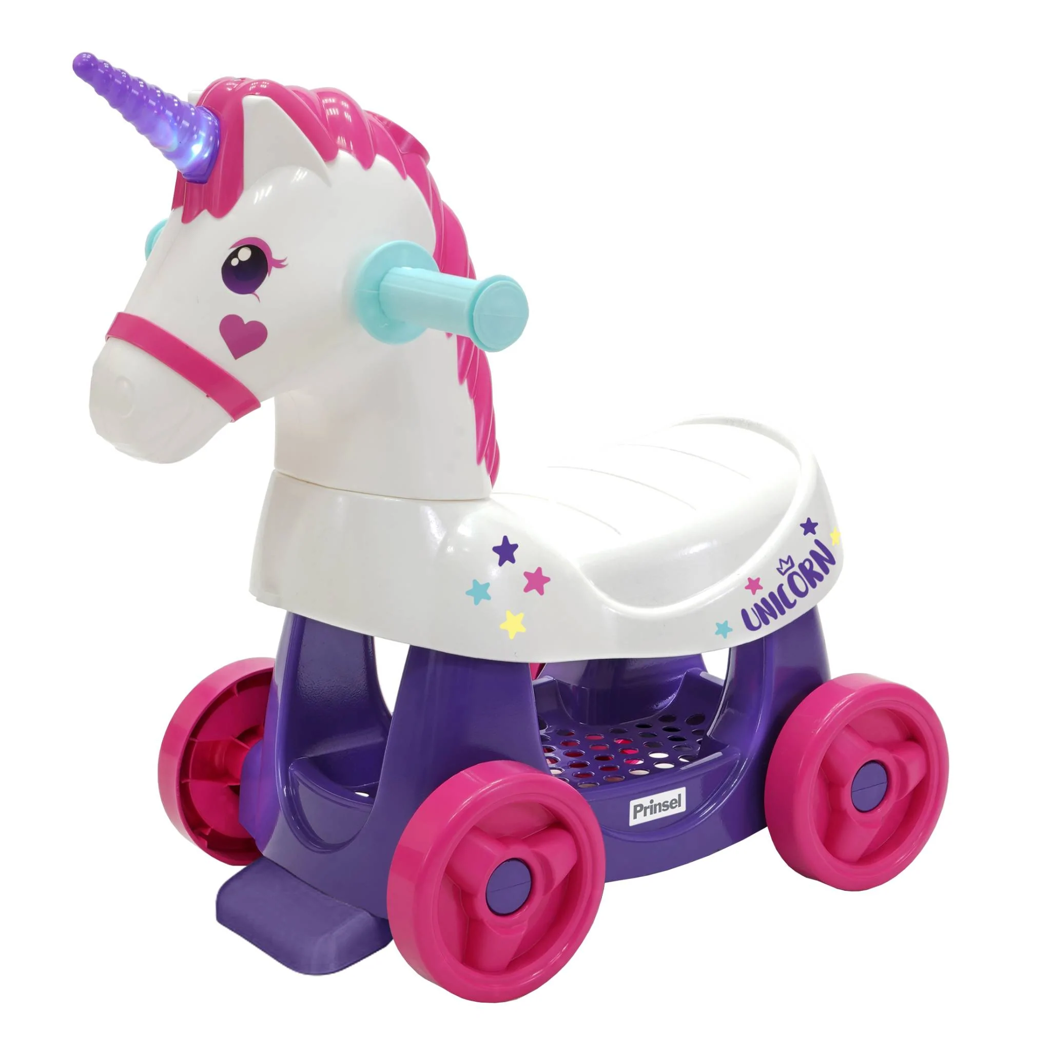 Montable Prinsel Roller Unicornio color Blanco