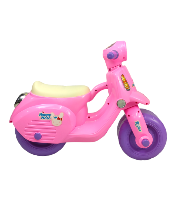 Foto 7 | Montable para Niños Moto Correpasillos Largo 62 CM color Rosa