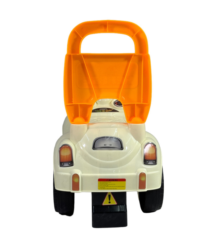 Foto 5 pulgar | Montable Para Niños Vocho Carrito Correpasillos De 50 Cm Blanco