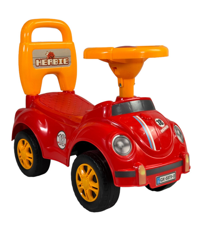 Foto 2 pulgar | Montable Para Niños Vocho Carrito Correpasillos De 50 Cm Rojo