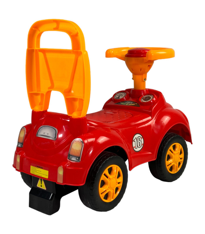 Foto 4 pulgar | Montable Para Niños Vocho Carrito Correpasillos De 50 Cm Rojo