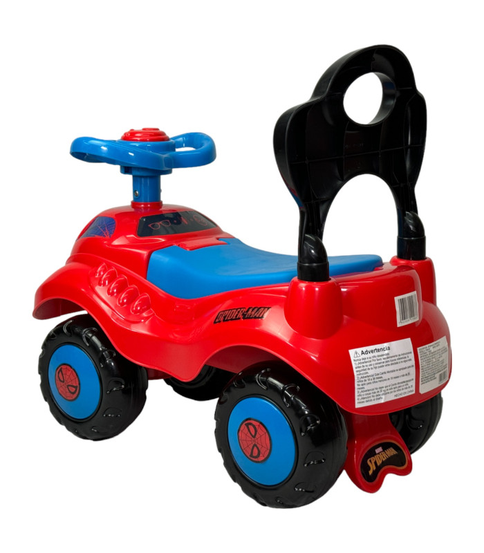 Foto 4 pulgar | Montable Para Niños Spiderman Carrito Correpasillos De 54 Cm Rojo