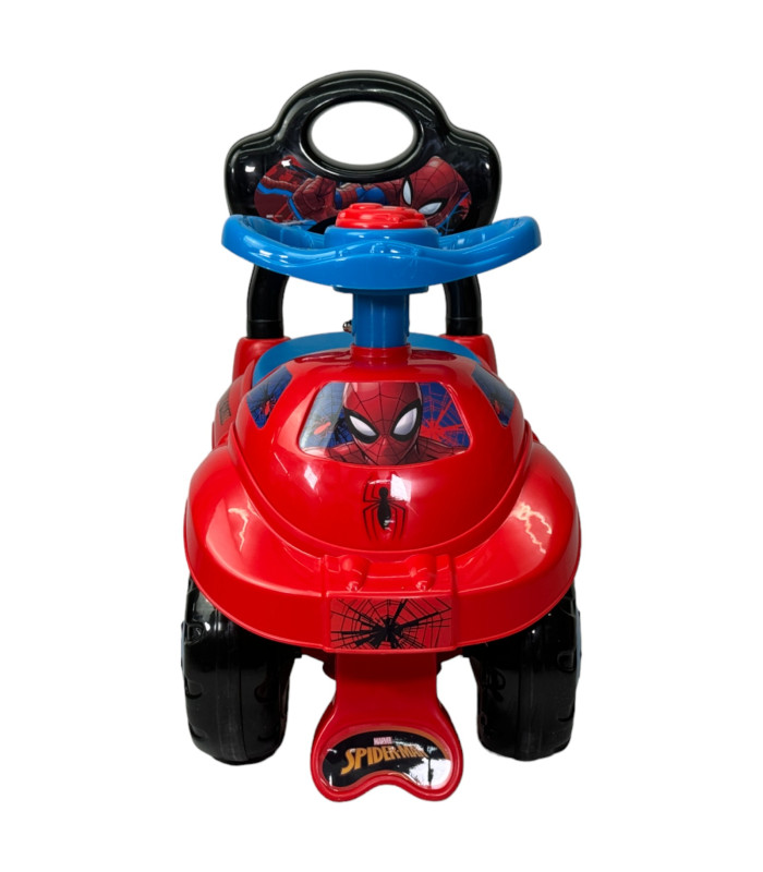 Foto 6 pulgar | Montable Para Niños Spiderman Carrito Correpasillos De 54 Cm Rojo