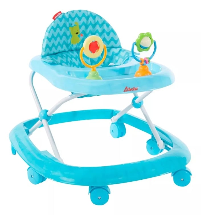 Andadera D Bebé Zoo Azul Altura Ajustable $624