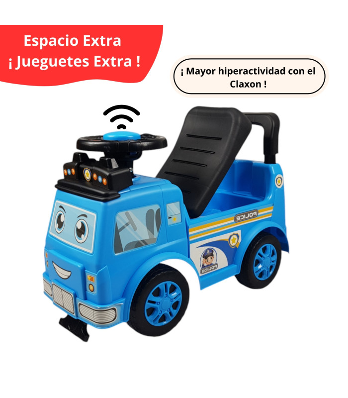 Foto 3 pulgar | Montable Para Niños Carrito Oficios Correpasillos De 53 cm - Azul