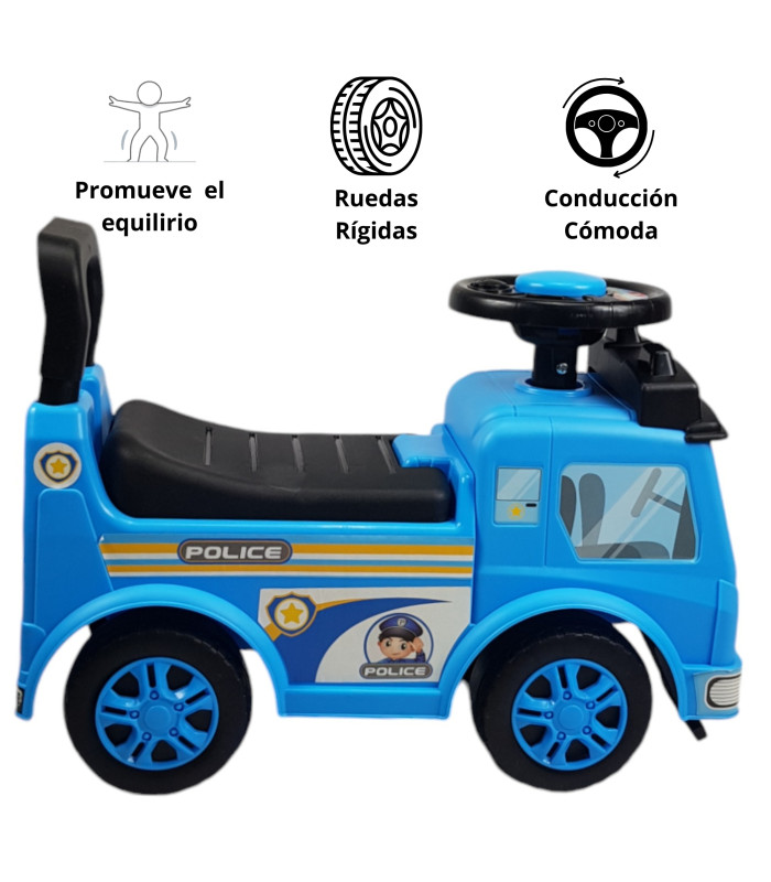 Foto 4 pulgar | Montable Para Niños Carrito Oficios Correpasillos De 53 cm - Azul