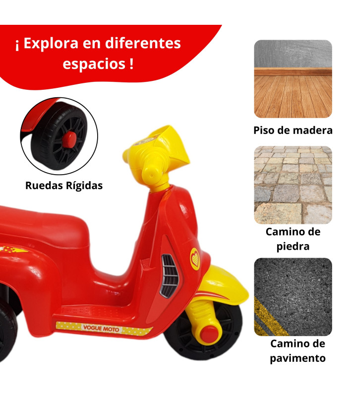 Foto 4 pulgar | Montable Correpasillos para Niños Juguete de Equilibrio Rojo