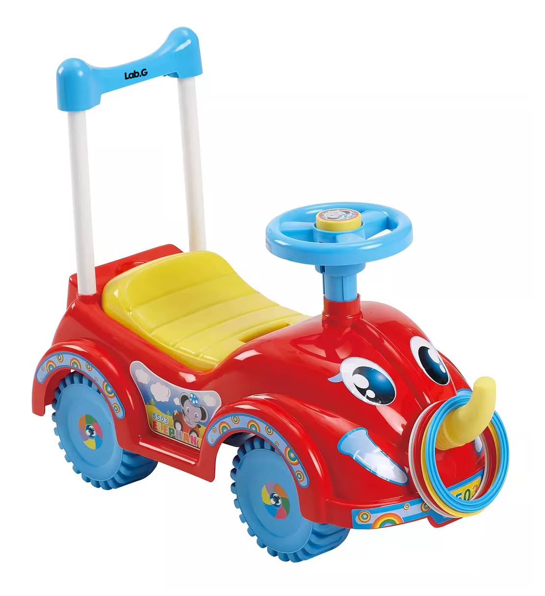 Foto 1 | Carro Montable Para Niños Mytoy Elefante Push Car Rojo