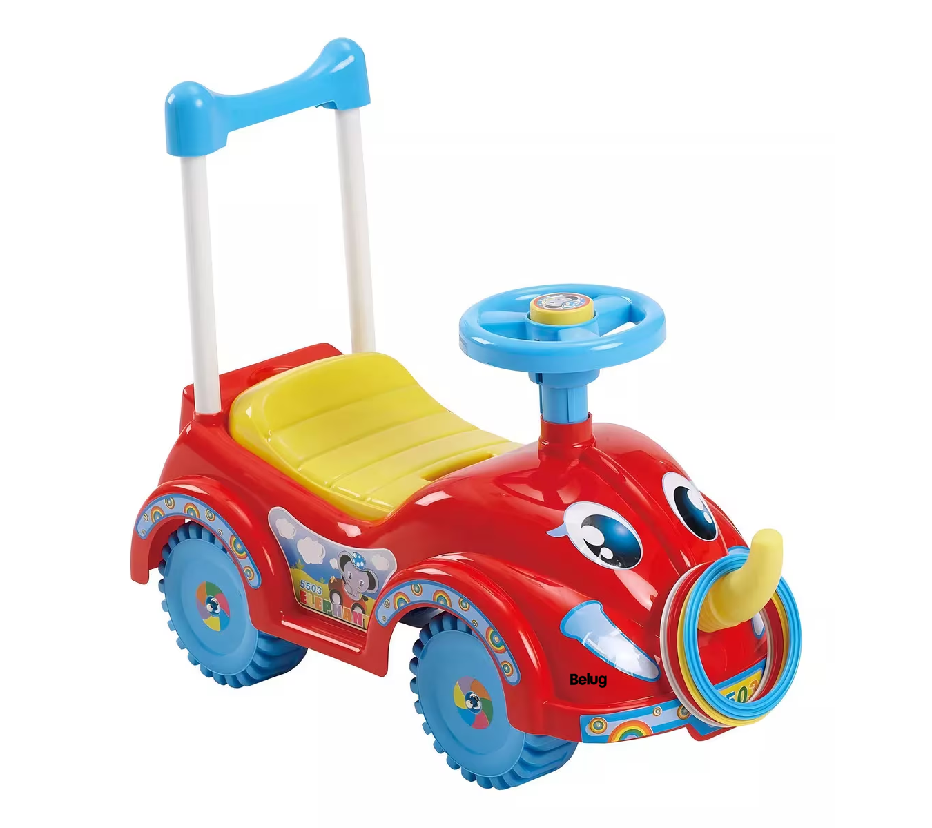 Carro Montable Para Niños Mytoy Elefante Push Car Rojo Belug