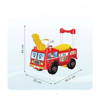 Foto 2 | Carrito Montable Bombero Color Rojo Belug