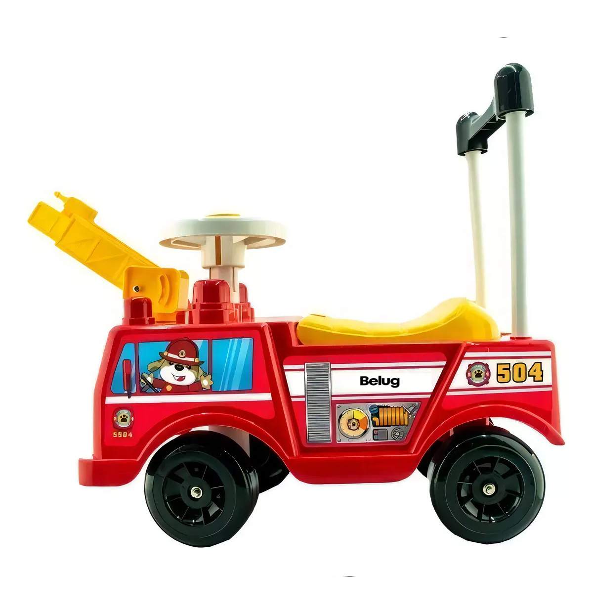 Foto 4 pulgar | Carrito Montable Bombero Color Rojo Belug
