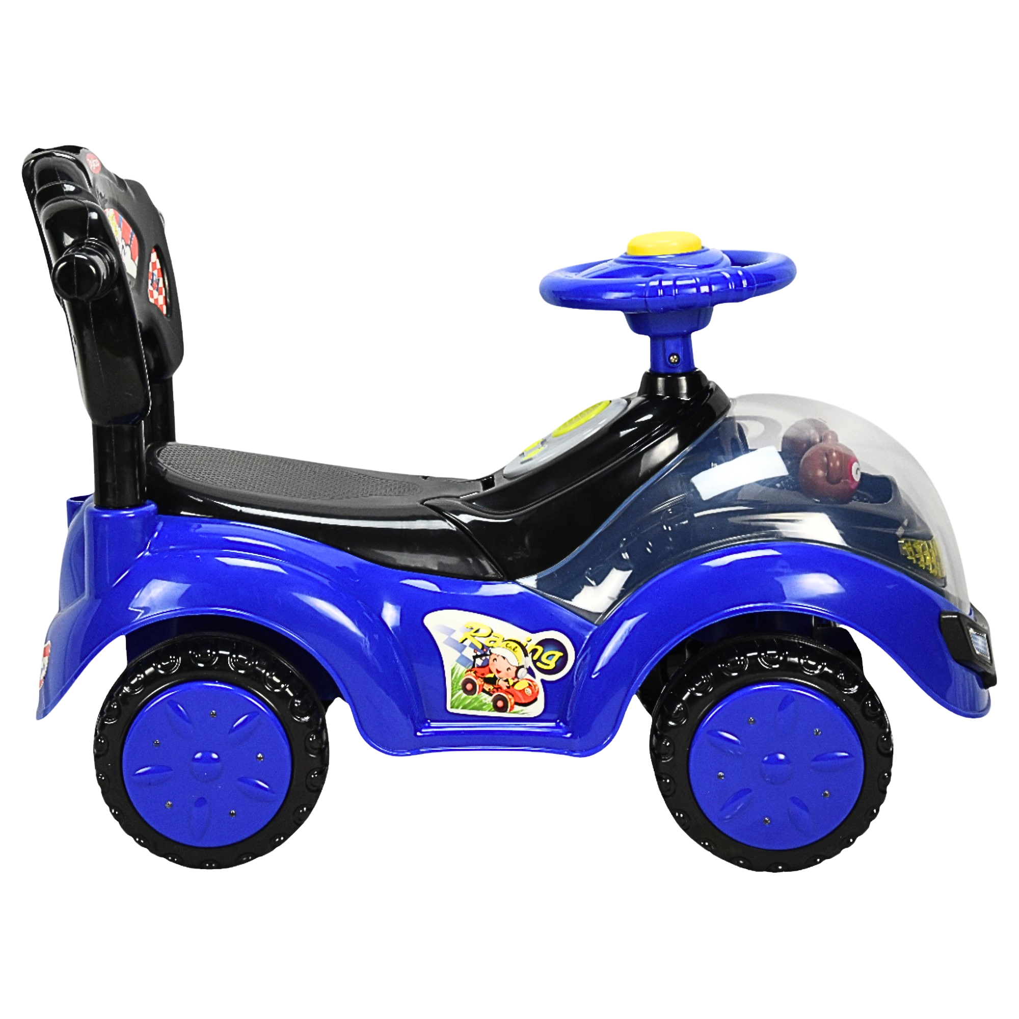 Foto 5 | Montable Correpasillos Para Niños Con Luz Y Sonido Bastón Con Toldo Protector - Azul