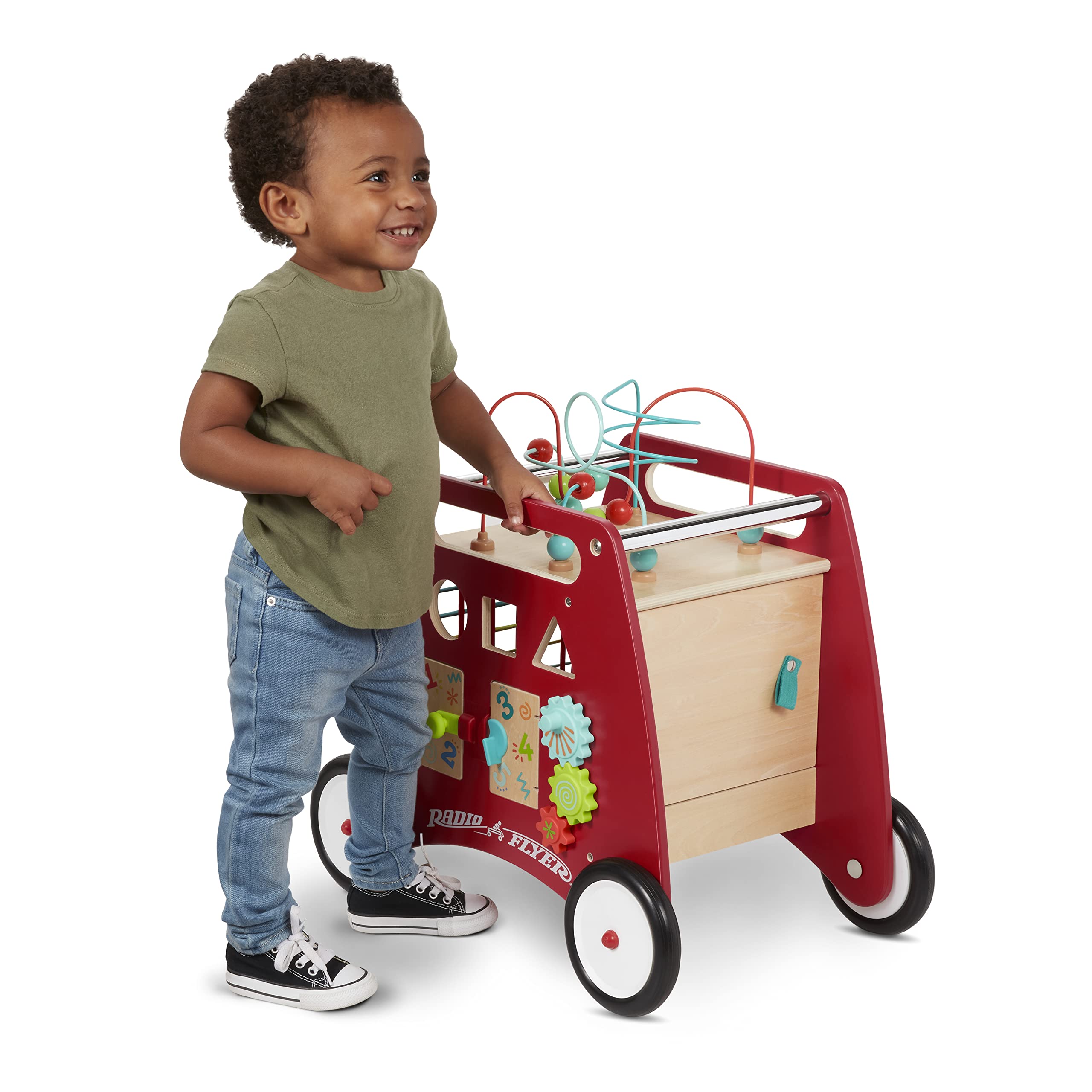 Foto 8 pulgar | Walker Toy Radio Flyer Deluxe Push & Play Cube, De 1 A 3 Años - Venta Internacional.