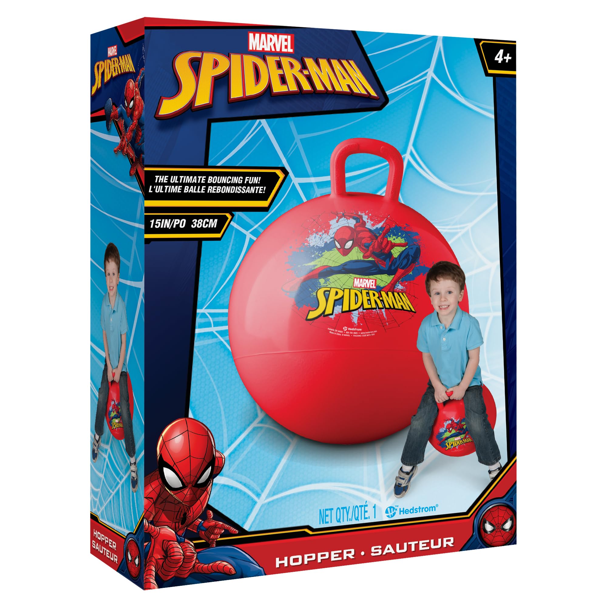 Foto 4 pulgar | Hopper Ball Hedstrom Marvel Spiderman 38 Cm Para Niños 55-97064 - Venta Internacional.