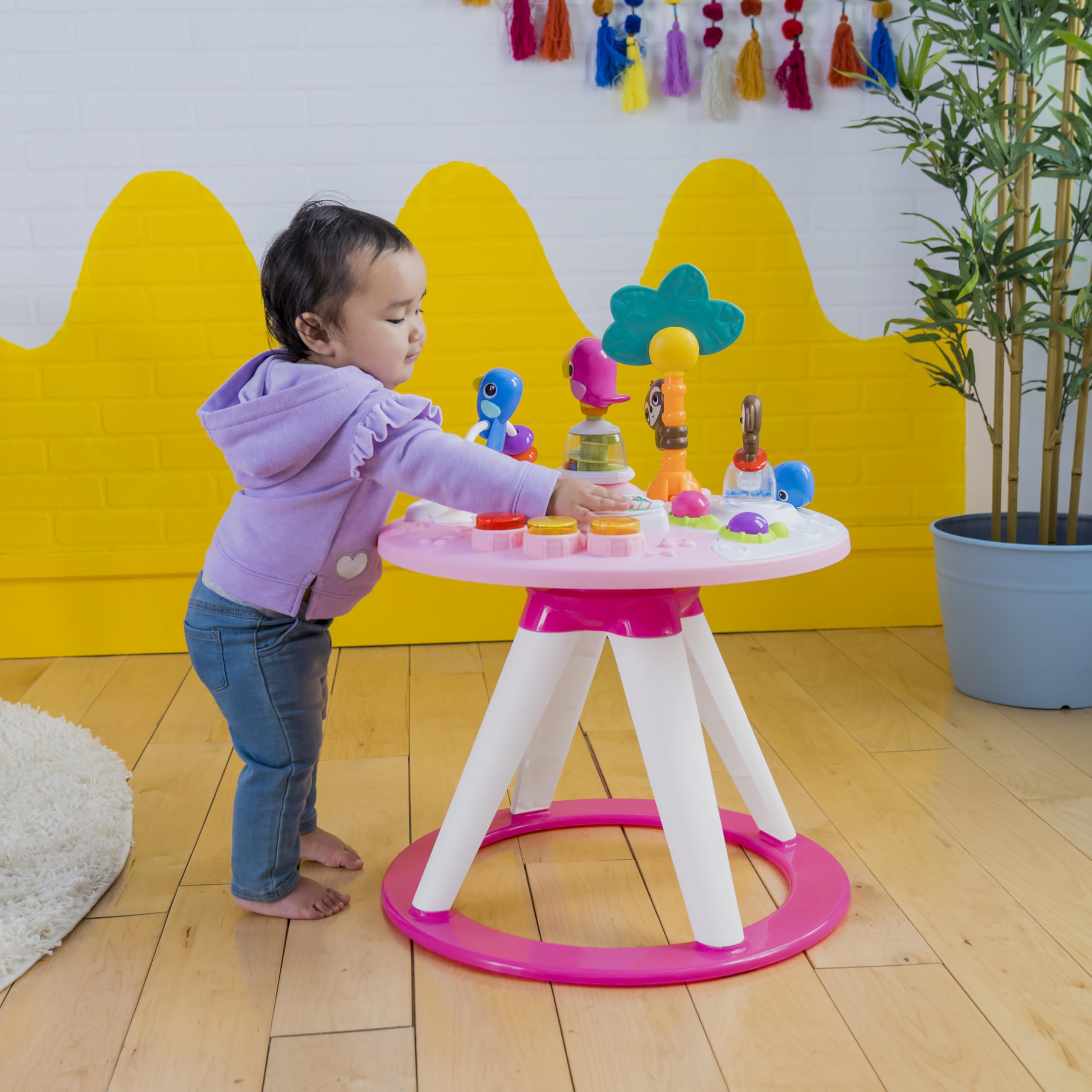 Foto 5 pulgar | Baby Walker Bright Starts Around We Go Tropic Coral 2 En 1 - Venta Internacional.