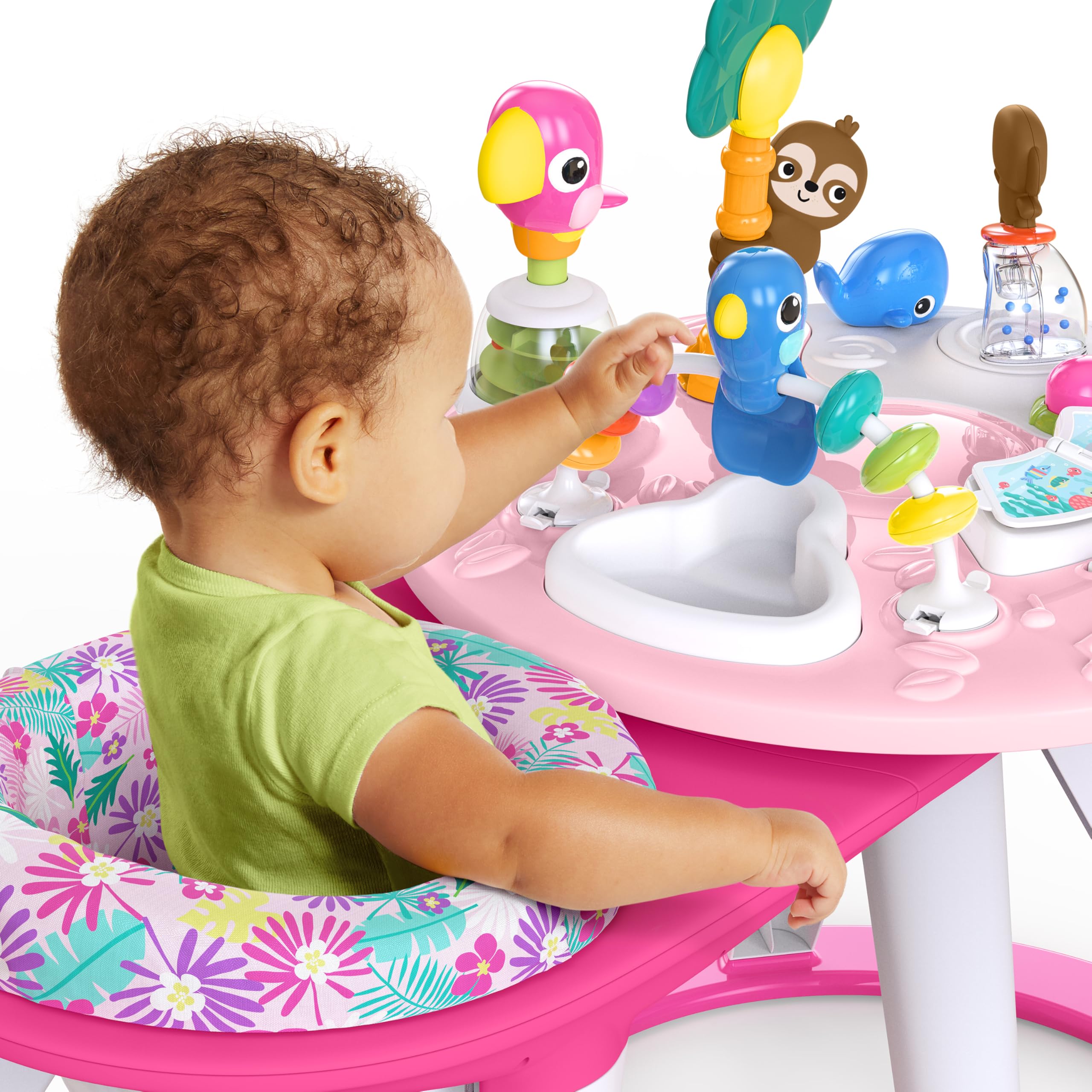 Foto 8 pulgar | Baby Walker Bright Starts Around We Go Tropic Coral 2 En 1 - Venta Internacional.