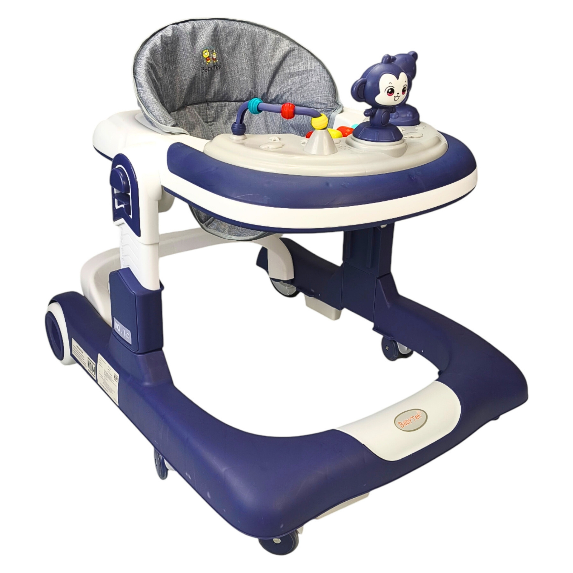 Andadera Caminadora 2 En 1 Con Luz Y Sonido Diseño De Changuito - Azul