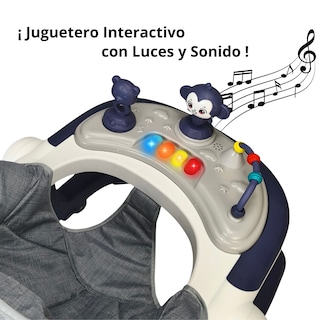 Foto 6 | Andadera Caminadora 2 En 1 Con Luz Y Sonido Diseño De Changuito - Azul