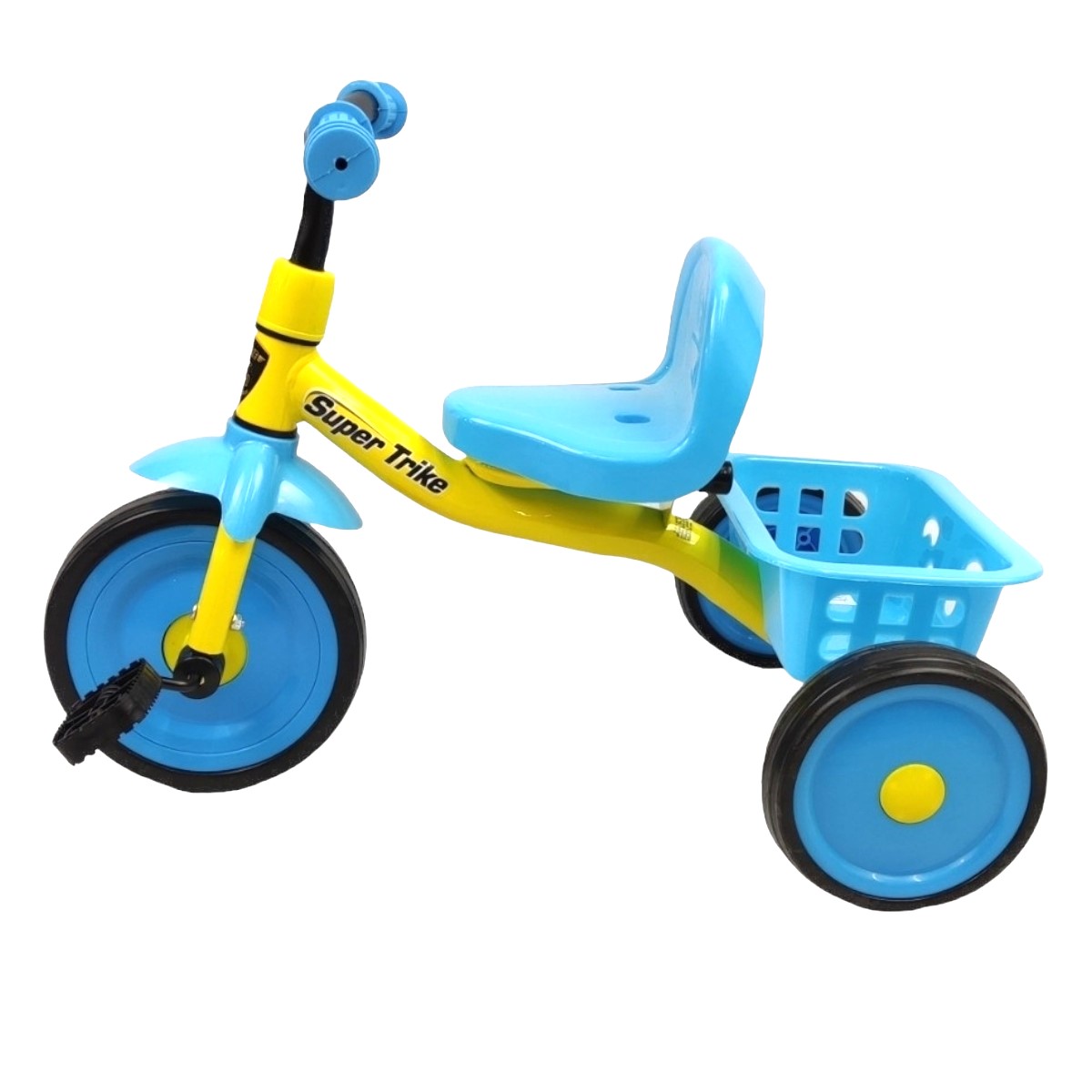 Foto 7 pulgar | Triciclo Infantil Para Niños 2 A 4 Años Con Canasto Salpicadera Altura 43 Cm
