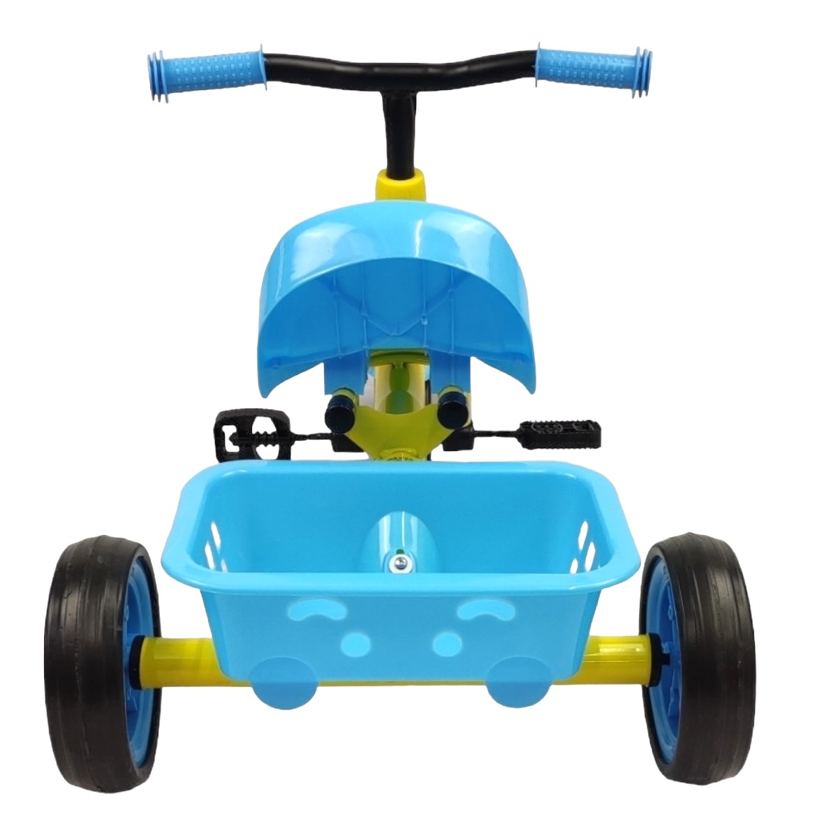Foto 9 pulgar | Triciclo Infantil Para Niños 2 A 4 Años Con Canasto Salpicadera Altura 43 Cm