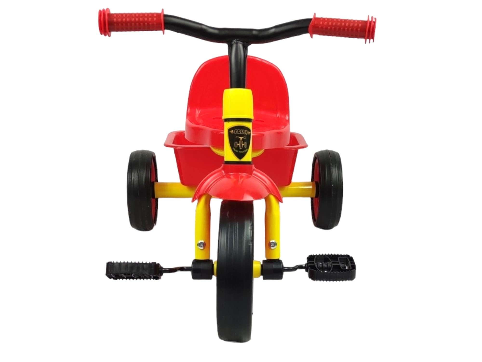 Foto 8 pulgar | Triciclo Infantil Para Niños 2 A 4 Años Con Canasto Salpicadera Altura 43 Cm