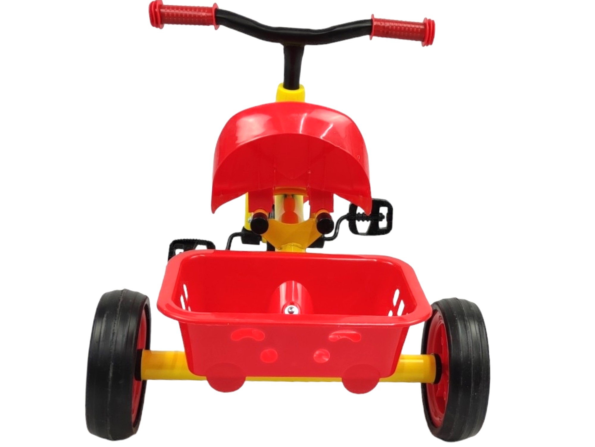 Foto 9 pulgar | Triciclo Infantil Para Niños 2 A 4 Años Con Canasto Salpicadera Altura 43 Cm