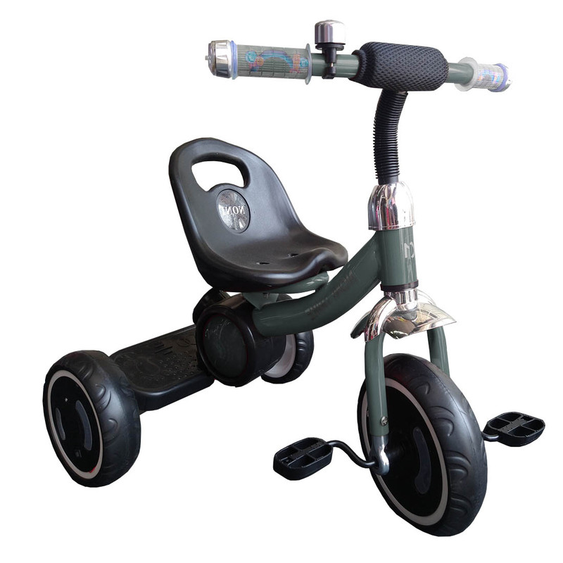 Triciclo Angelin Baby color Gris con Luz y Sonido