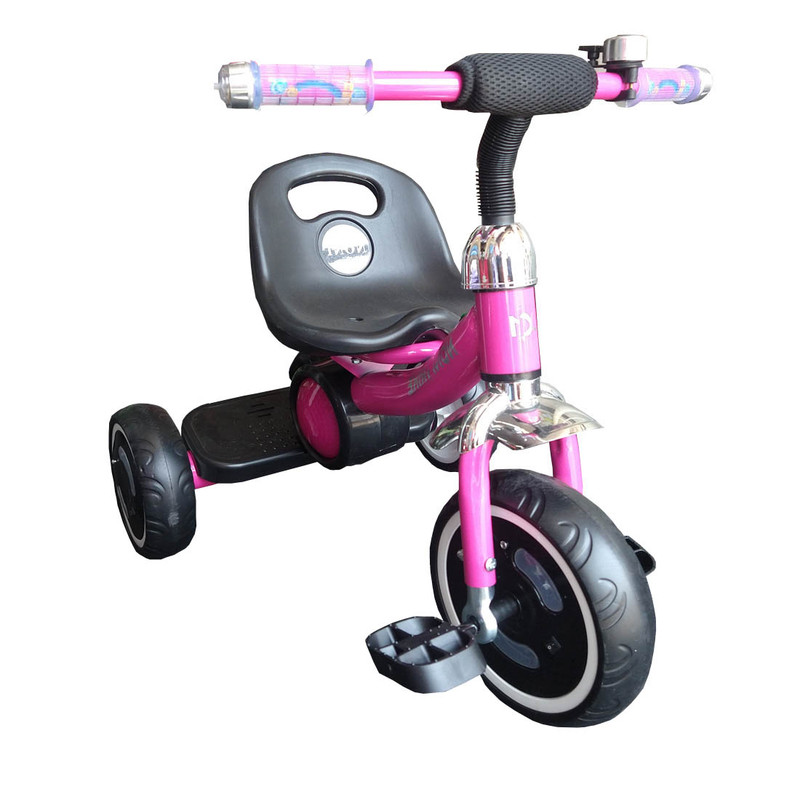 Triciclo Angelin Baby color Rosa con Luz y Sonido