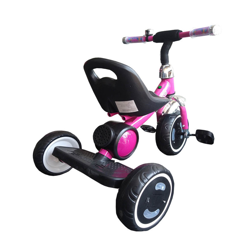 Foto 3 | Triciclo Angelin Baby color Rosa con Luz y Sonido