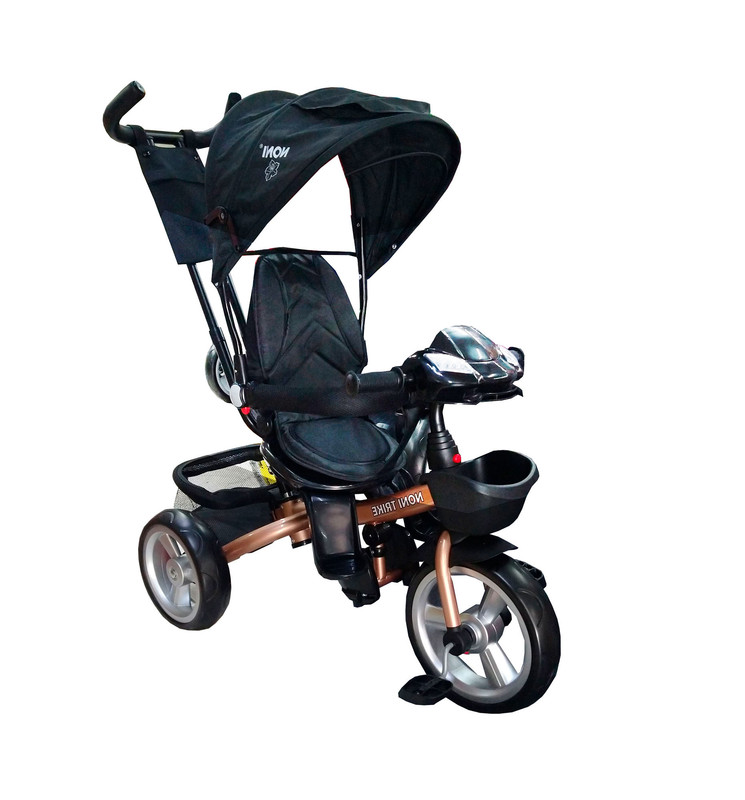 Foto 2 | Triciclo Angelin Baby con luz y Timbre color Negro Evolutivo