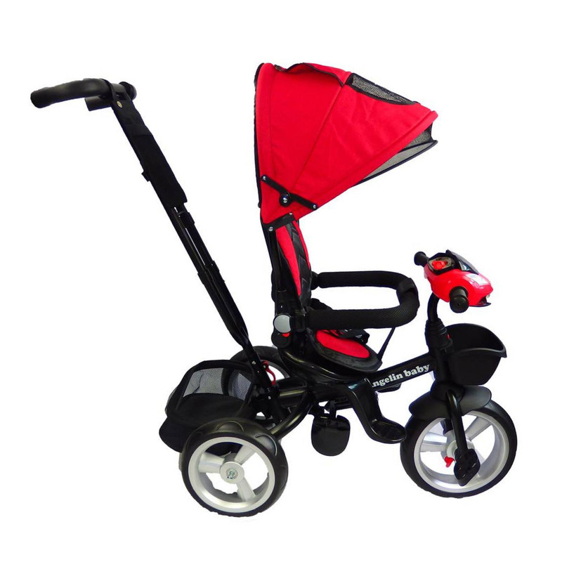 Foto 2 | Triciclo Angelin Baby con luz y Timbre color Rojo Evolutivo