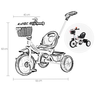 Foto 5 | Triciclo Plegable Portátil Shendy Vendy tipo Carriola Reclinable 2 en 1
