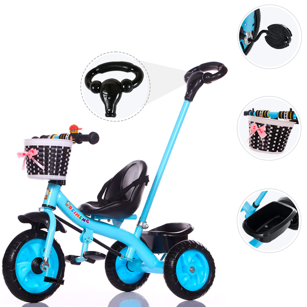 Foto 4 pulgar | Triciclo Plegable Portátil Shendy Vendy tipo Carriola Reclinable 2 en 1