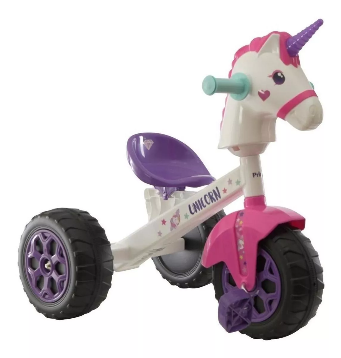 Foto 2 pulgar | Triciclo Infantil Prinsel Trax Unicornio Blanco