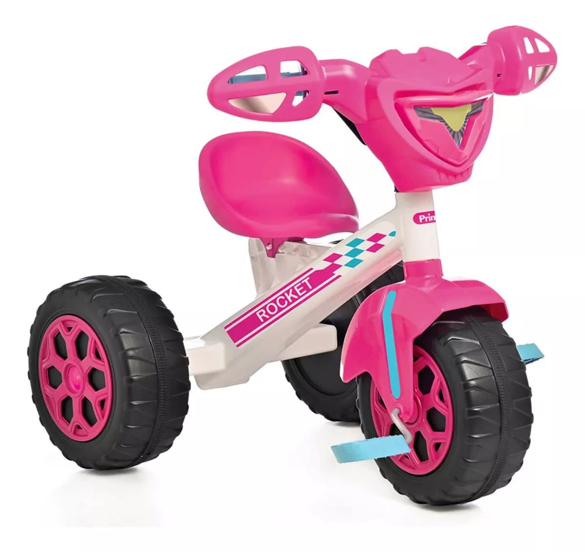 Triciclo Prinsel Rocket para Niñas con Sonidos y Asiento Ajustable $929