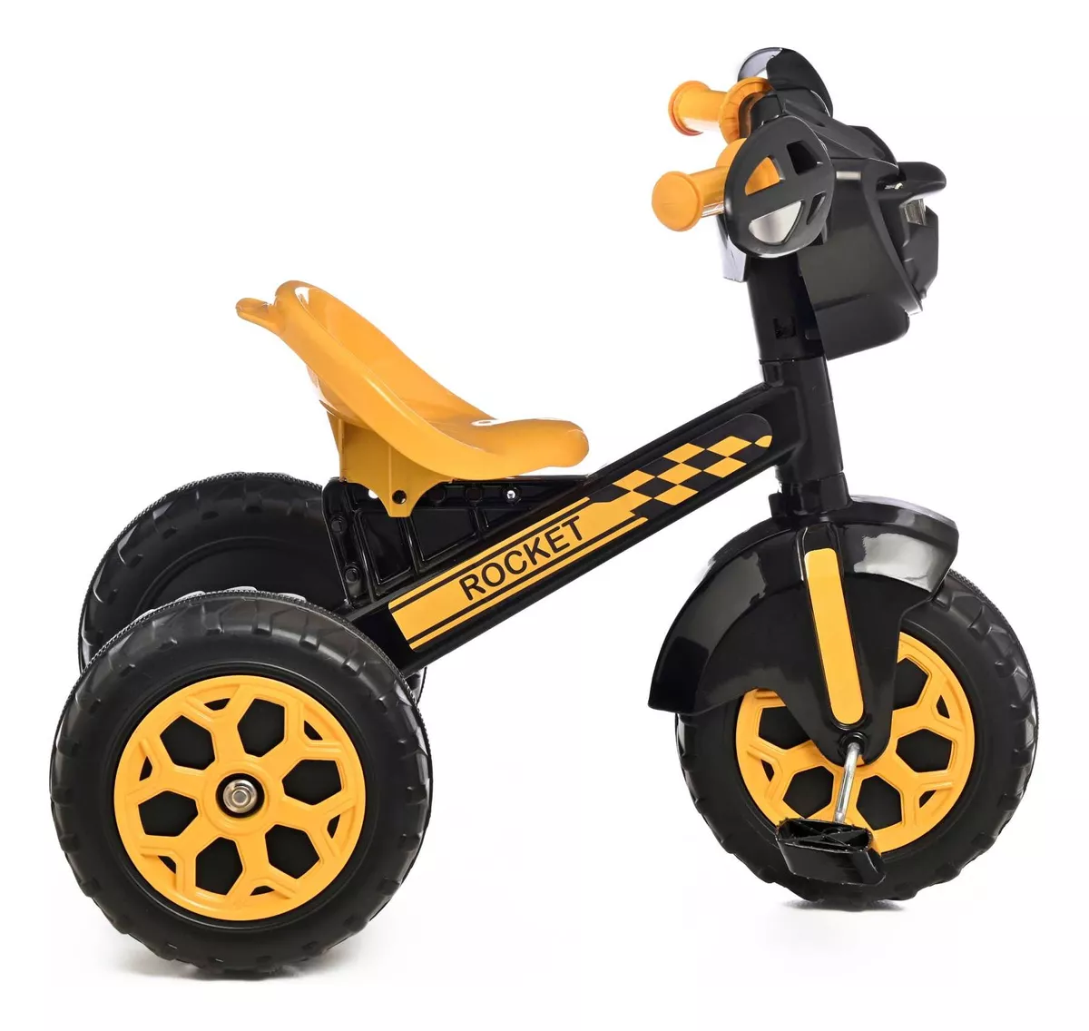 Foto 4 pulgar | Triciclo Prinsel Rocket Negro para Niños con Sonidos y Asiento Ajustable