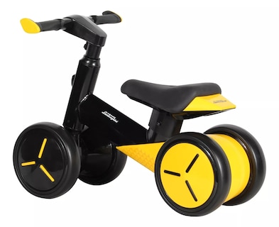 Foto 4 | Triciclo de Balance Lamborghini Negro con Amarillo para Niños