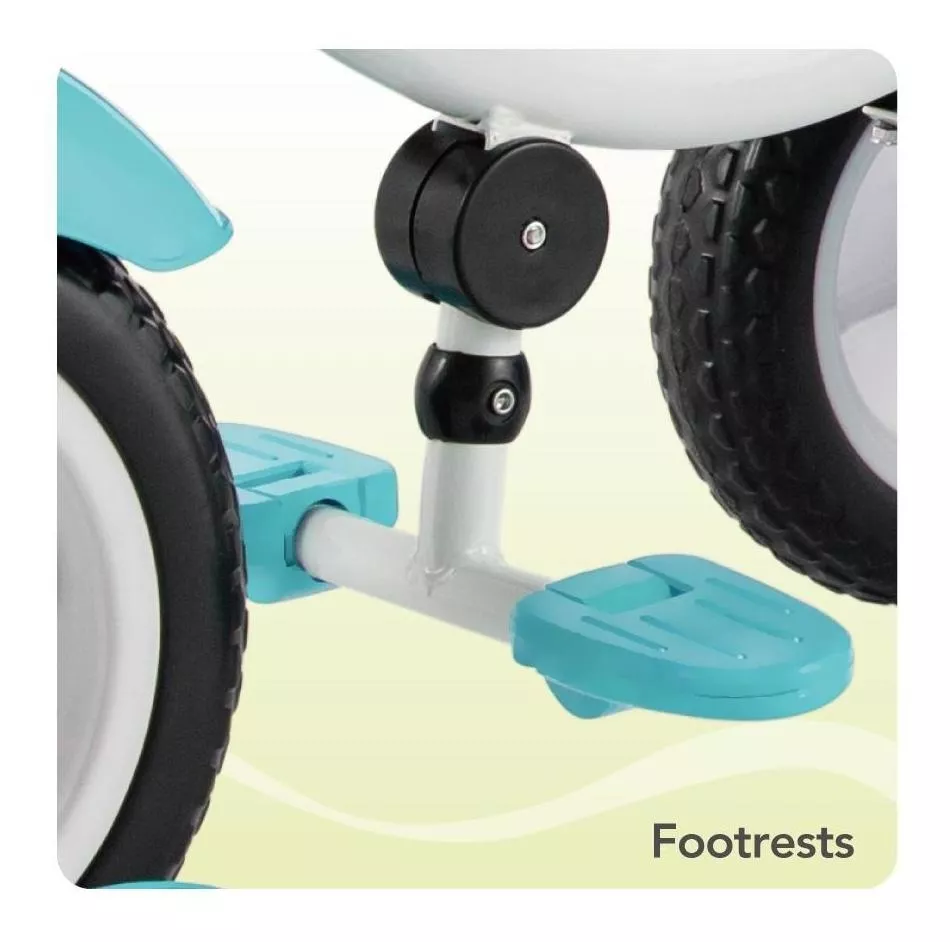 Foto 4 pulgar | Triciclo Mytoy Azul Fancy Trike Sonido Gira 360 Grados