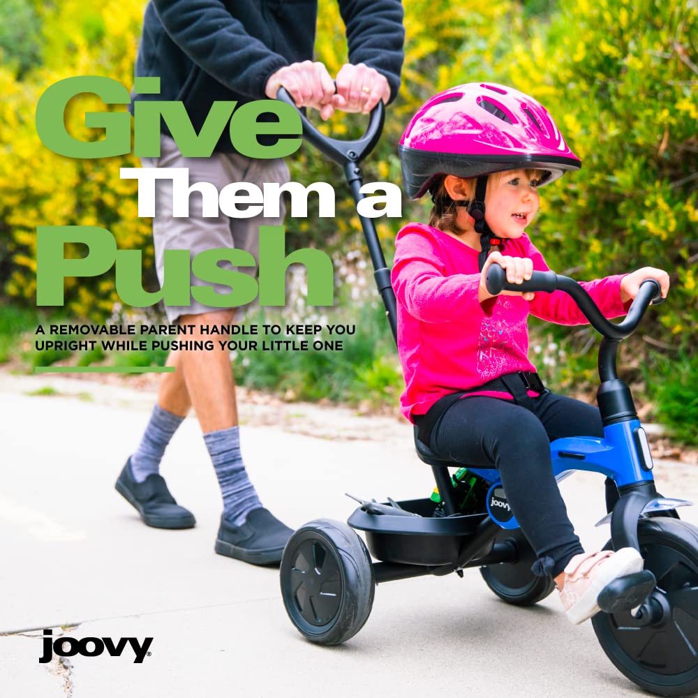 Foto 7 pulgar | Triciclo Joovy Tricycoo Fold & Go Para Niños Pequeños Con Mango De Empuje, Color Verde - Venta Internacional.