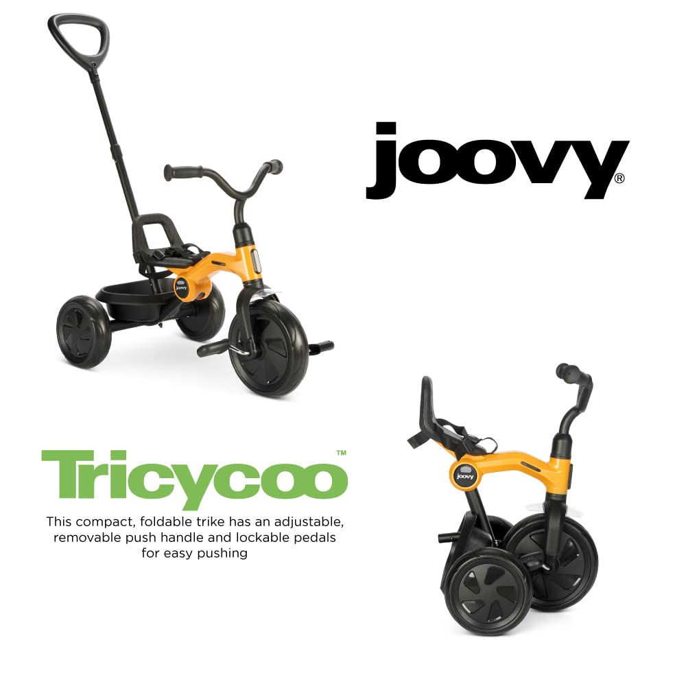 Foto 4 pulgar | Triciclo Joovy Tricycoo Fold & Go con Mango de Empuje Goldy - Venta Internacional
