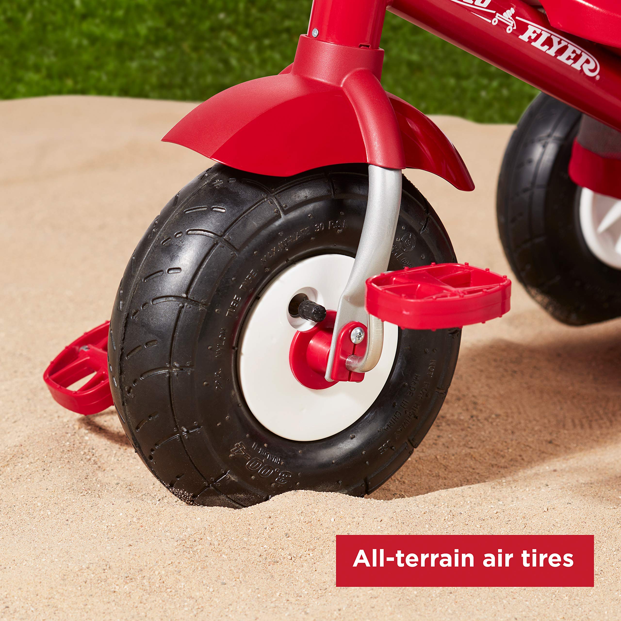 Foto 4 pulgar | Radio Tricycle Flyer Ultimate All-terrain Stroll 'n Trike, Color Rojo - Venta Internacional.