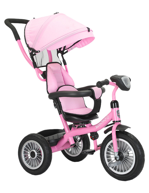 Triciclo 360 Evolutivo Bebesit Asiento Giratorio 3-6 Años Rosa